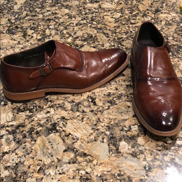 stacy adams single monk strap shoes